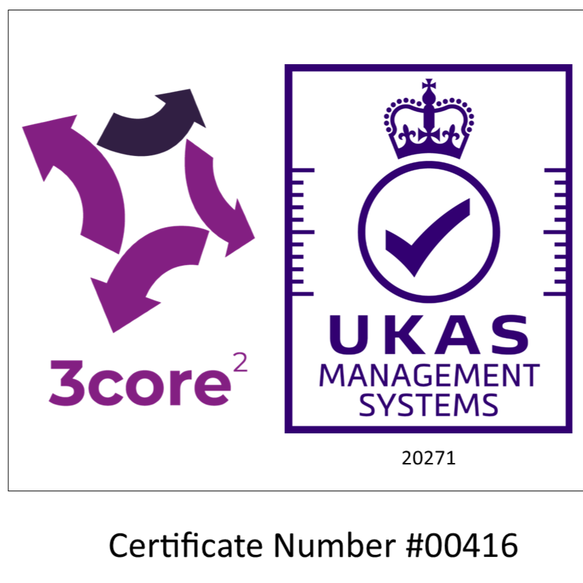 00416 Microtec Ltd 3Core2 UKAS ISO Logo (9001)